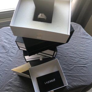 CZ Sterling Silver Engagement Ring